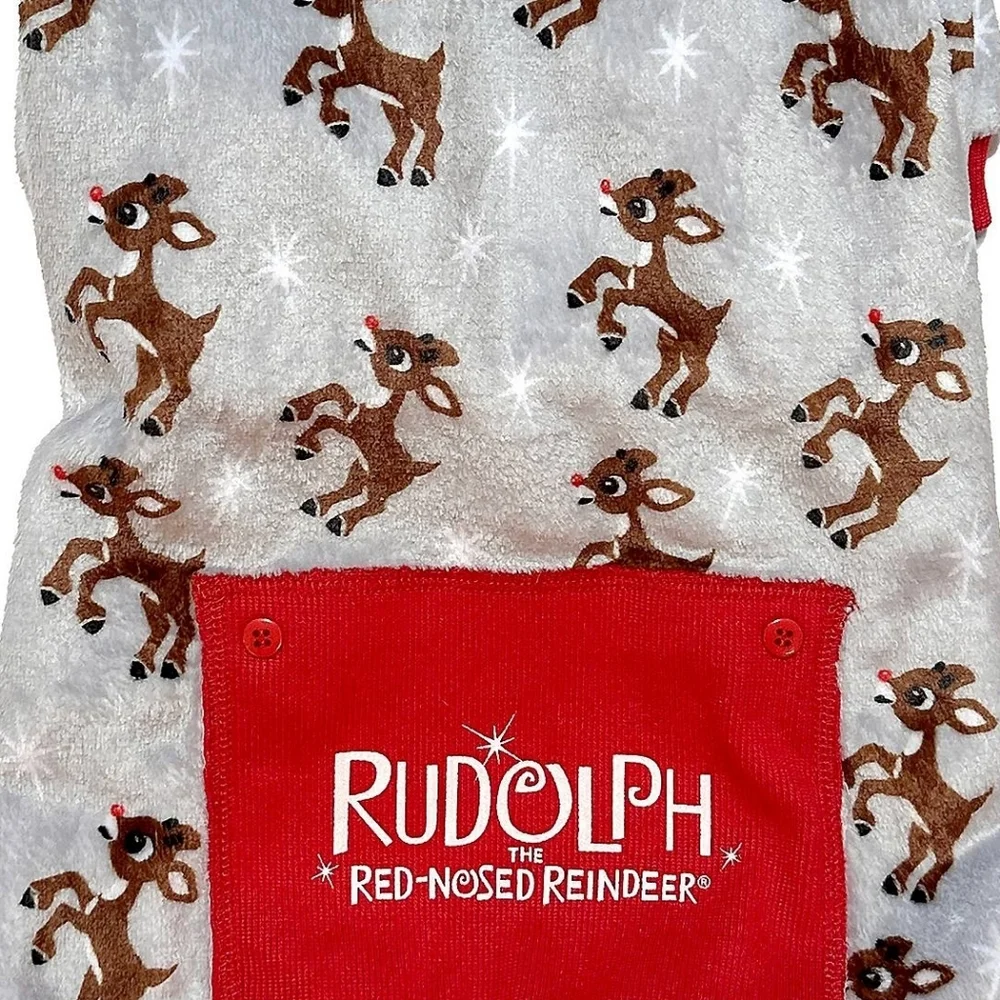 Rudolph red nose reindeer dog pjs pajamas sz xl nwt - Picture 4 of 4